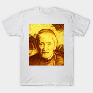 John Henry Newman Golden Portrait | John Henry Newman Artwork 9 T-Shirt